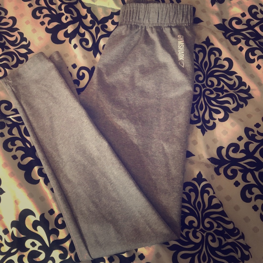 Gymshark Ark Jersey Leggings in light grey marl